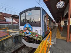 帰りの大月行きはトーマスのラッピング列車でした。