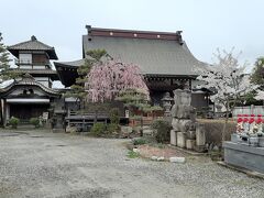 道を挟んで駅の反対側の阿弥陀寺。