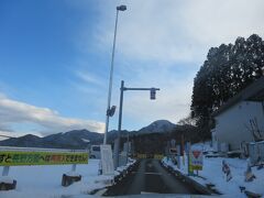 ビューンと走って彦根より雪が少なかった姨捨スマートICで高速を降り