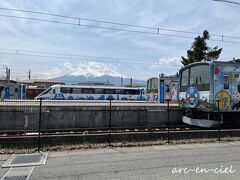 富士山と、フジサン列車（^^）。