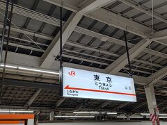 今回の京都旅行は、東京駅から出発です。
仕事終わりに、急いで来ました！