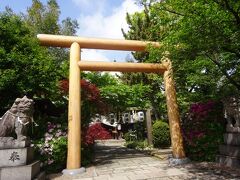 堀越神社（鳥居）数百年の歴史があり、願い事や祈りが叶う神社