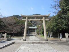 第一鳥居・戻ってきて沼名前神社にお参りしました。