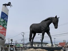 道の駅　サラブレッドロード新冠
ハイセイコー像