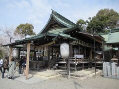 お城の南東に隣接している「針綱神社」。
本日の犬山祭はこの神社の祭礼です。