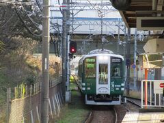 電車での移動