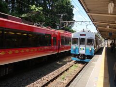 11時16分 キンメ電車と列車交換をした電車で川奈駅を出発して