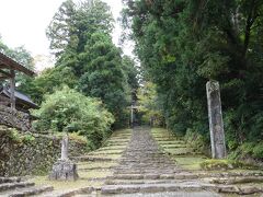 正面に見える一の鳥居前の石段の坂は、「菩提をもとめて煩悩を断じ身を清め心を慎む」ということで、精進坂と呼ばれているそうです。
当時は、この坂より上には、魚を持ち込むことが出来なかったそうです。不殺生ということですね。