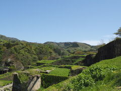 北沢浮遊選鉱場跡
上から