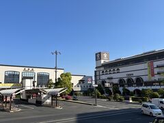 7:50倉敷駅に到着。駅前には岡山のデパート天満屋があります。