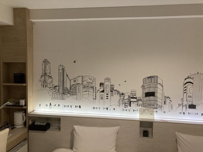 壁のアート絵。