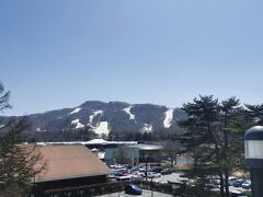 
軽井沢には雪が！？
とっても暖かい日だったけど、さすがに避暑地。
