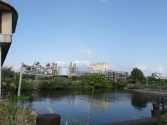 入道樋門公園に寄りました。