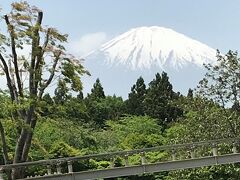 やはり富士山が見えるところはいいなぁ。ここも最高の富士山が見える。足柄サービスエリア。