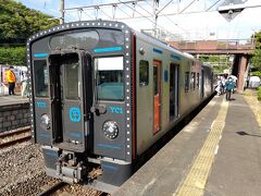 無料循環バスに乗り遅れたので、電車で有田駅に戻ることに