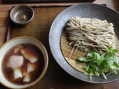 「十割そば 山楽」で昼食に日本蕎麦