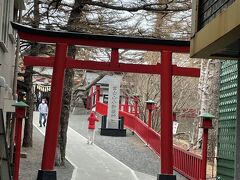 冨士山小御嶽神社の参道。