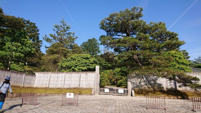 生まれて初めて京都御所、京都仙洞御所、修学院離宮、桂離宮へ