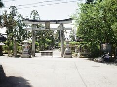 仕事前に草津の三大神社を訪れた。