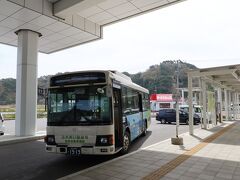 10:09発の龍泉洞行きのバスに乗車。
運賃は片道620円。
乗客は2～3名程度だった。