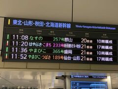 朝所用があったので、事前に予約していた新幹線は12:20発（えきねっとで5％割引）だけど、11:20に乗れそうなので変更しました　5％割引はなくなりましたが、1時間早く到着できます
東京駅に着く直前にスマホアプリから変更しました

新青森まで普段は3時間ですが、先日の地震の影響で4時間位かかるようです　安全第一ですが、新幹線に乗るのは飽きるな　
ヒコーキは趣味だけど、新幹線はただの移動手段なんでー

でも、飛行機よりは本数多いし、時間ギリギリでも乗れるし、シートベルトはしなくていいからいつでもお手洗い行けるし、シートピッチも広いし　便利なのは分かるんですけどね
