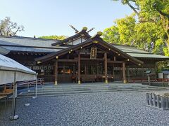 内宮から程近い猿田彦神社にやってきました。こちらも見事な社殿です。