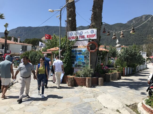 河口近くの乗り場に到着