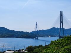 多々羅大橋。
橋を渡ると愛媛県。