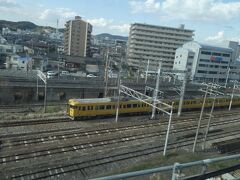 岡山駅です。ここは晴れていますね。
アンパンマンもやくももマリンライナーも見かけませんでした。