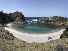 大浦海水浴場へ