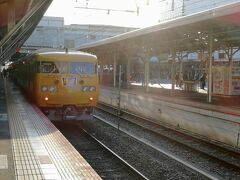 岡山駅にて117系の快速サンライナーを発見！