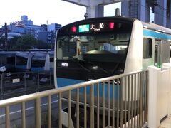 東十条駅は4時32分発の南行始発列車に乗車。