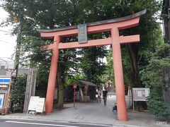 神楽坂の赤城神社。