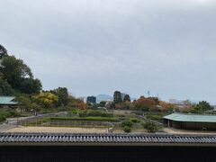 松山城二之丸史跡庭園。