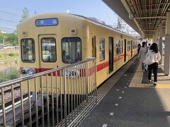 貝塚駅でオールドクラシックな西鉄貝塚線へ乗り換え。