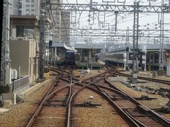 阪神尼崎駅。
ここからなんば線に入る。