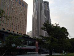 新宿中央公園から見たハイアット リージェンシー 東京と都庁