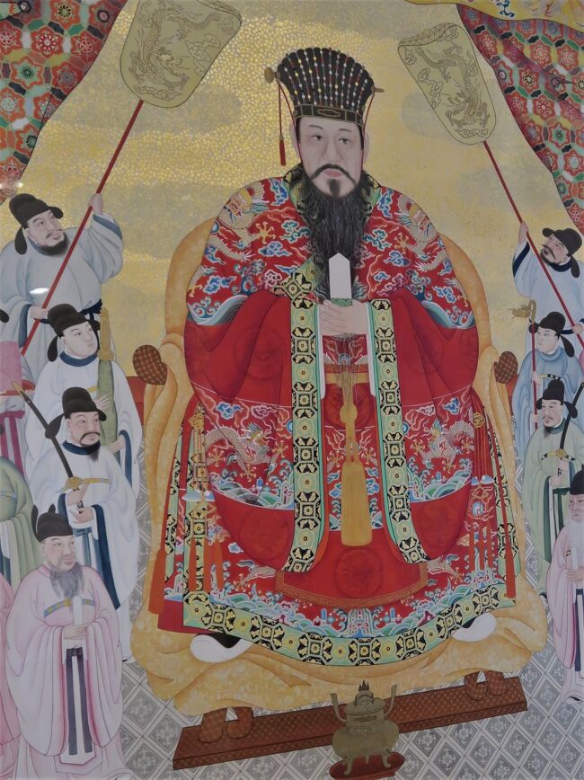 東博-2 《 琉球展 》琉球国王－尚氏御後絵（復元模写）☆焼失前