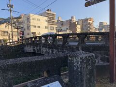 中島川の石橋群を見に行きました。