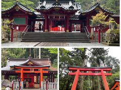 元箱根港から歩いて箱根神社へ。なかなか立派な神社でした。