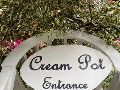 クリームポット。人気店で30分ほど並びました。近くに立体駐車場があります。