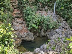 古井戸を見に来ました。水道のない時代。
近くには現在の貯水池があります。