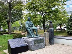 大友亀太郎さん像


江戸時代後期から明治初期にかけて北海道開拓に貢献されたようです。