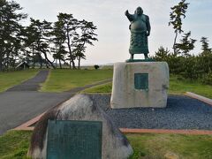 津波に流されなかった、気仙沼出身の横綱秀ノ山雷五郎像。

むかし岩井崎には塩田があったので、塩つくり体験館もありました。