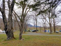 本日の宿　沙流川キャンプ場