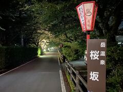 岳温泉の櫻坂