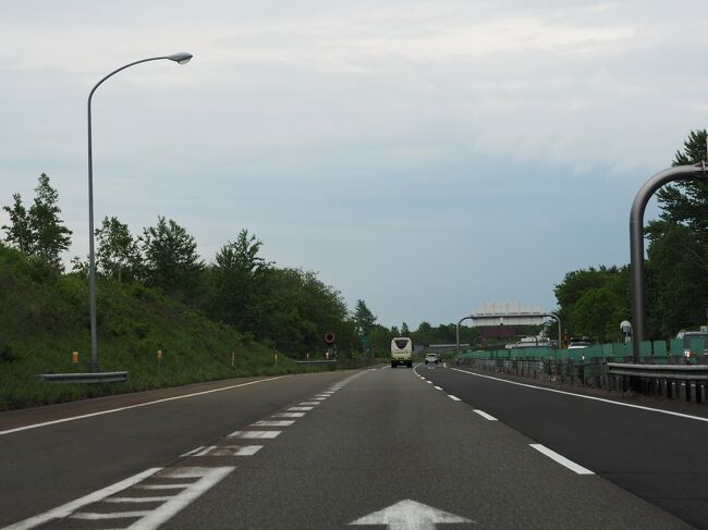 道央自動車道<br />あと少しで千歳ICです。