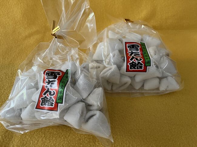 おまけでいただいた飴玉が、昔ながらのスッキリと上品な甘さ。どれもすこぶる美味しいので、お土産に購入。