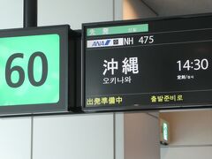 5月27日（金）1日目

羽田空港より14時30分発のANAで出発です。
沖縄は既に梅雨でしたが、あいにく東京も朝から土砂降りで沖縄に着く前にびしょ濡れになってしまいました。