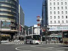 長野駅から松代へは、アルピコ交通のバスで３０分